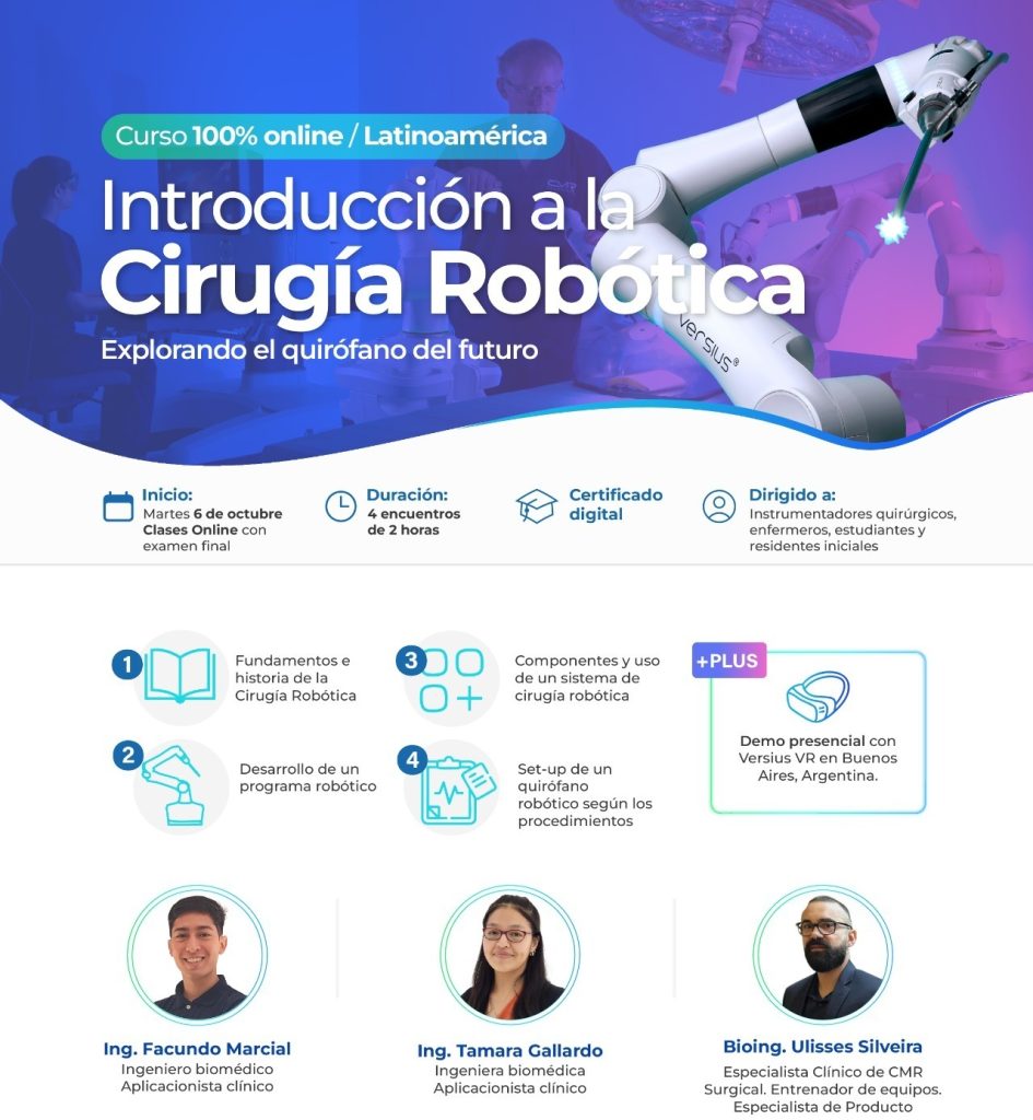 Curso cirugía robótica